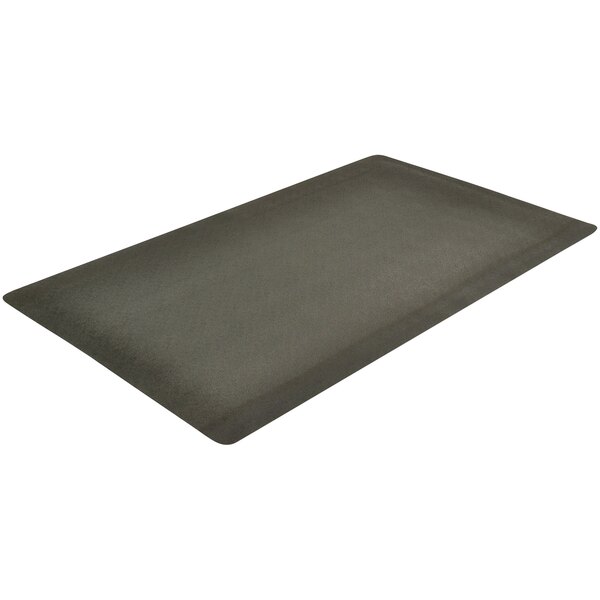 A black rectangular Notrax anti-fatigue mat.