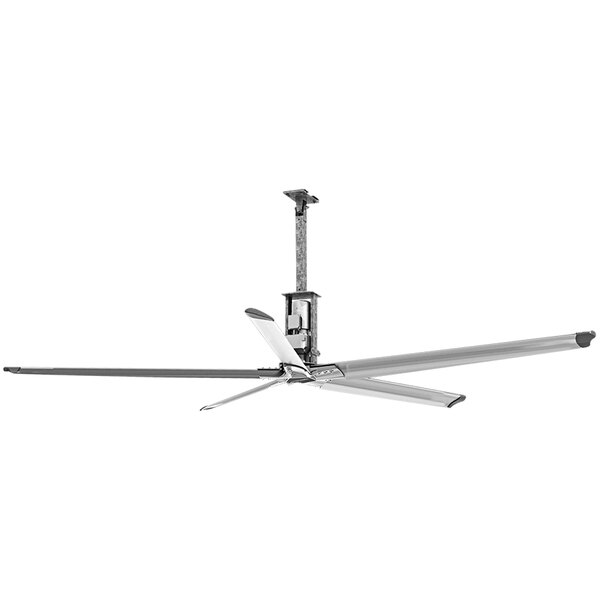 An Envira-North Altra-Air Sailfin HVLS ceiling fan with three blades.
