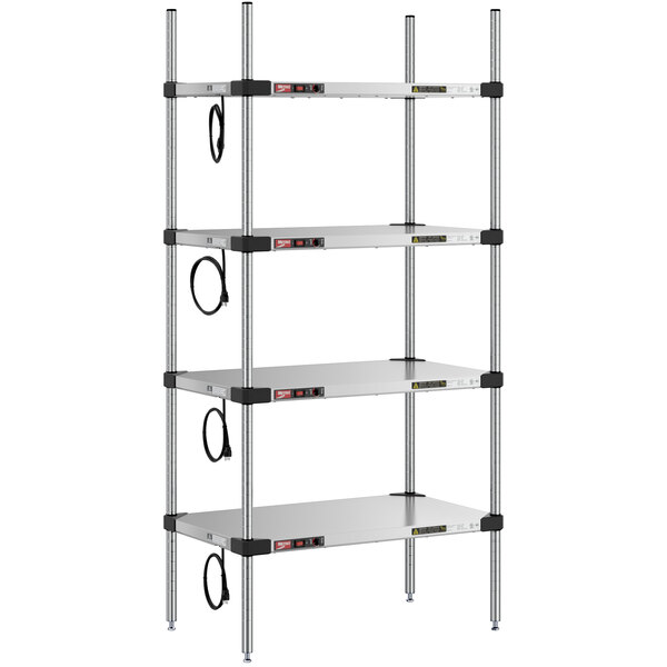 Metro Super Adjustable 2 Wire Shelving - 5-Shelf Unit, Chrome (48 X 74 X  18D)