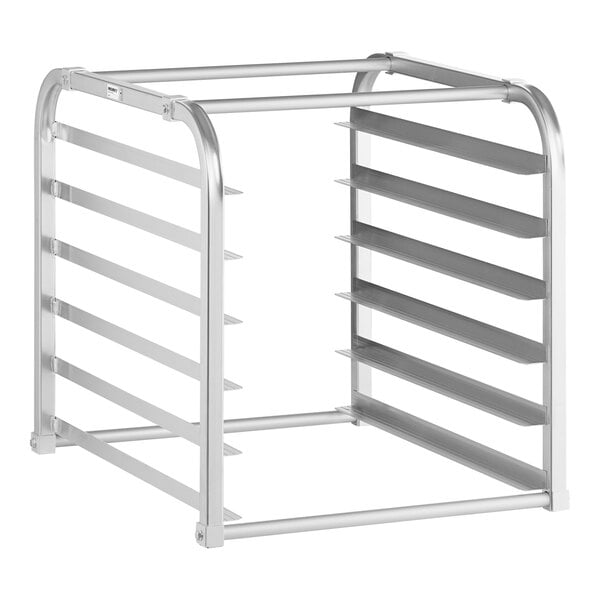 Regency 6 Pan Aluminum End Load Sheet / Bun Pan Rack - Unassembled