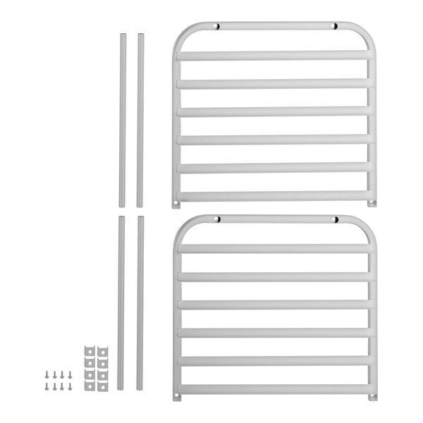 Regency 6 Pan Aluminum End Load Sheet / Bun Pan Rack - Unassembled