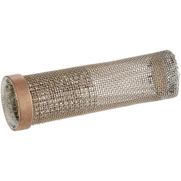 A Justrite metal mesh flame arrester tube.