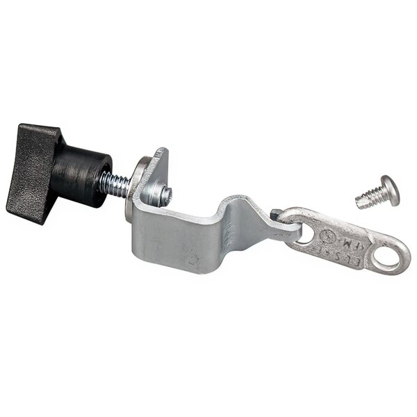 A black and silver metal Justrite DOT Hold Down Replacement Kit with a black handle.