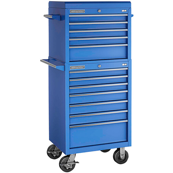 Champion Tool Storage FM Pro Series 20 x 27 Blue 12-Drawer Top Chest /  Mobile Storage Cabinet FMP2712RC-BL