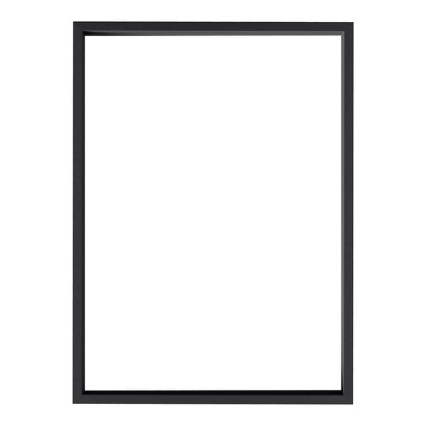 A black rectangular gasket with white backing.