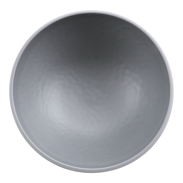 A grey GET Roca melamine bowl.