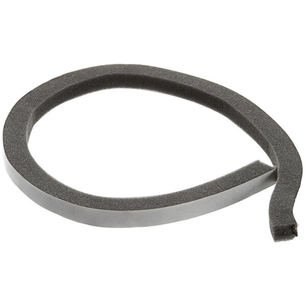 A black foam rubber seal with adhesive on the back.