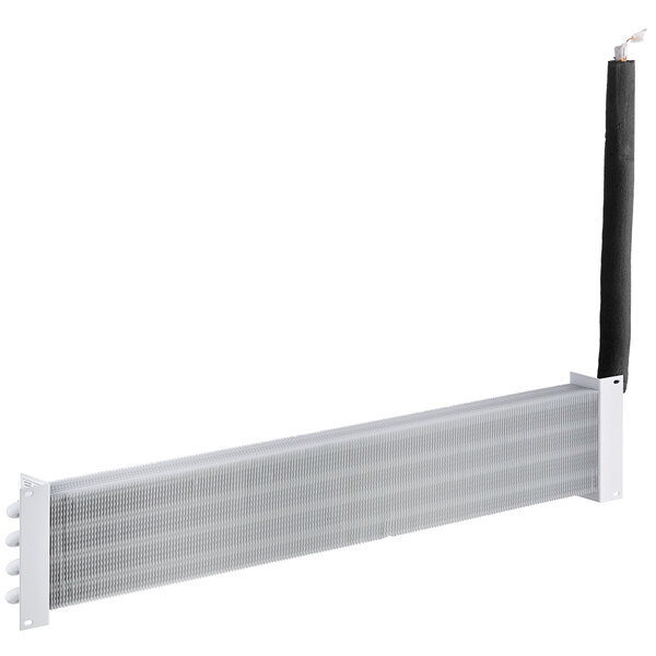 An Avantco evaporator coil assembly with a black tube.