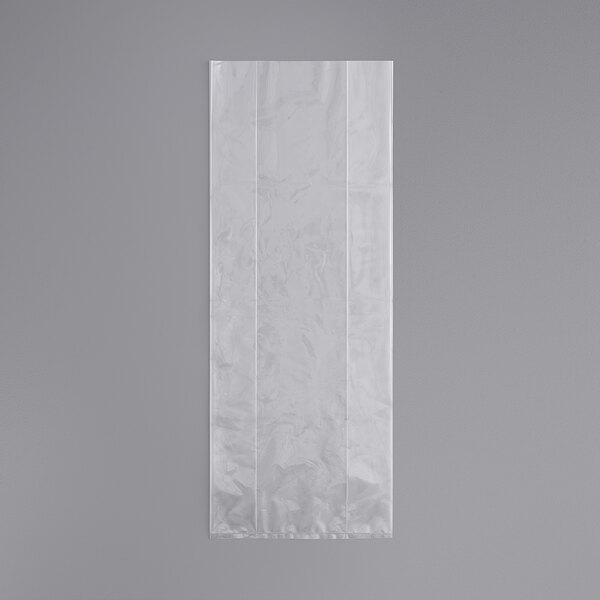 A white plastic bag with a white border.