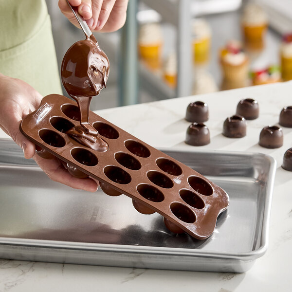 thumbnail image 2 of Silikomart Easychoc Silicone Chocolate Mold - Oven Safe, Easy Clean, Various Shapes 2 of 6
