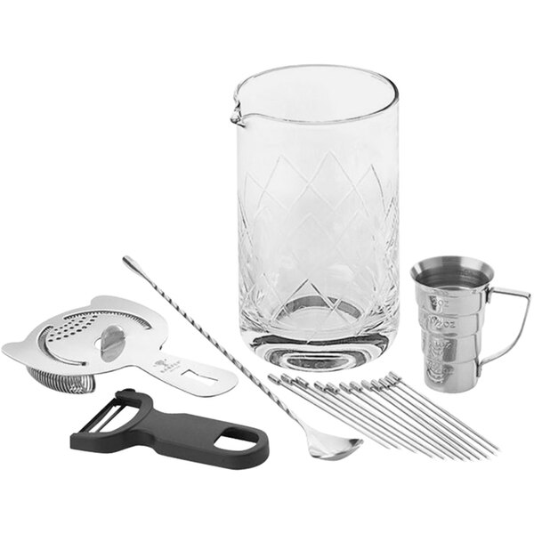 Stainless Steel Cocktail Measure Cup Cocktail Glass Mixed Drink