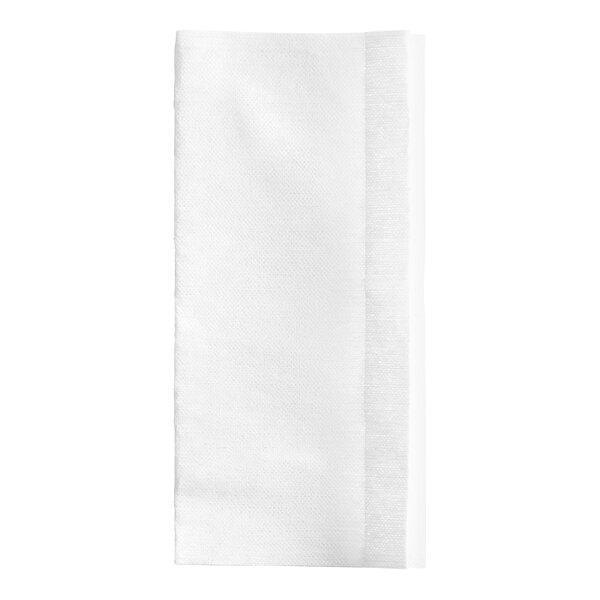 A white rectangular industrial wiper with black border and text.