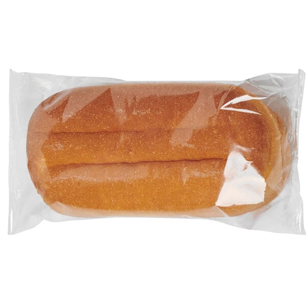 A Rich's gluten-free sub bread roll in a plastic bag.