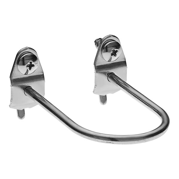 A pair of metal Triton DuraHooks with screws.