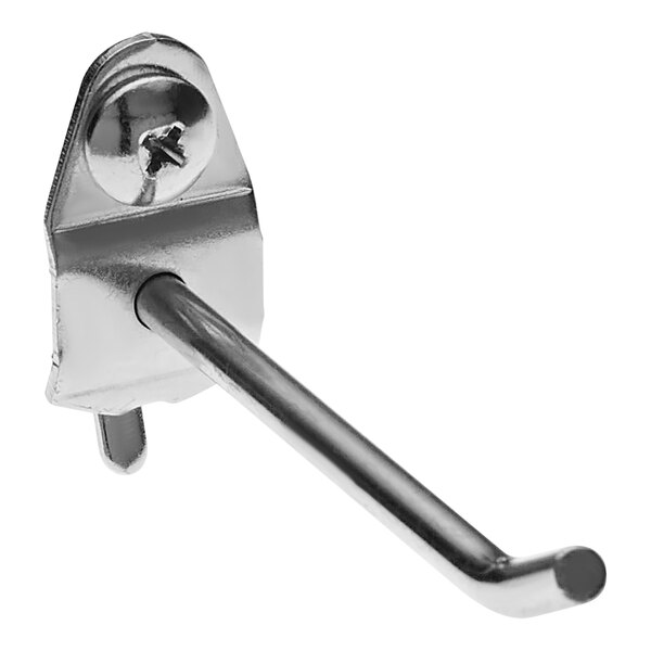 A close-up of a metal Triton DuraHook with a 30 degree bend.