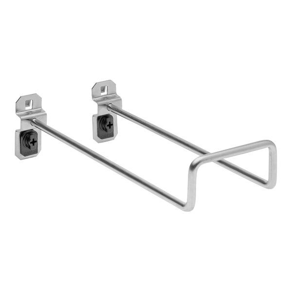 A pair of Triton Products steel double end closed loop hooks.