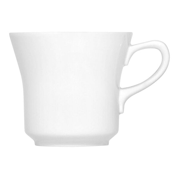 Bauscher Bonn 8.79 oz. Bright White Porcelain Cup - 6/Case