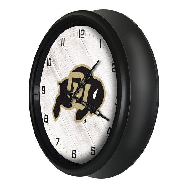 Holland Bar Stool 14" University of Colorado Indoor / Outdoor LED Wall Clock