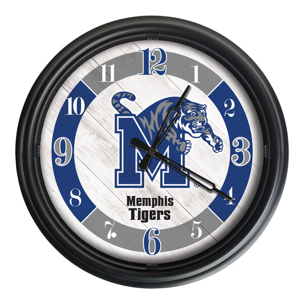 A University of Memphis Tigers LED wall clock.