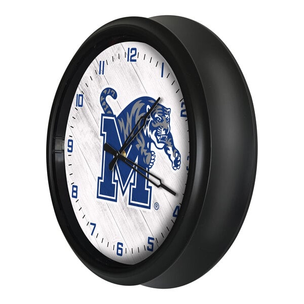 Holland Bar Stool 14" University of Memphis Indoor / Outdoor LED Wall Clock