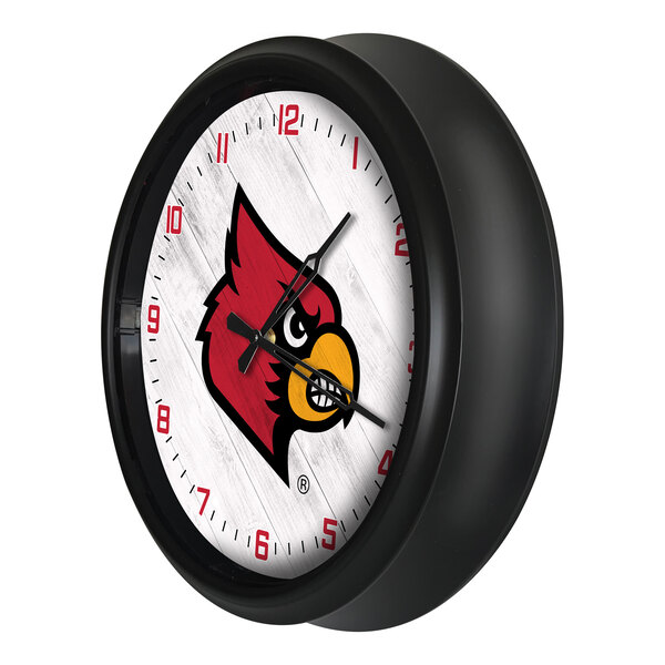 Holland Bar Stool 14" University of Louisville Indoor / Outdoor LED Wall Clock