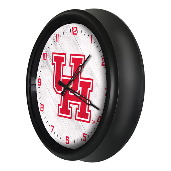 Holland Bar Stool 14" University of Houston Indoor / Outdoor LED Wall Clock