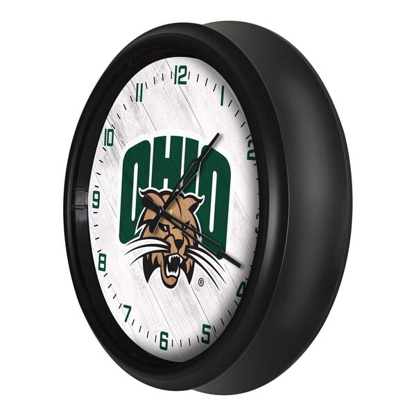 Holland Bar Stool 14" Ohio University Indoor / Outdoor LED Wall Clock
