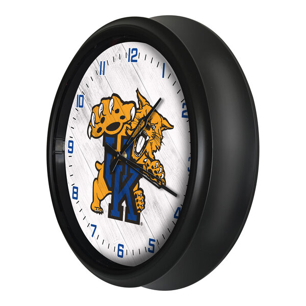 Holland Bar Stool 14" University of Kentucky (Cat) Indoor / Outdoor LED Wall Clock