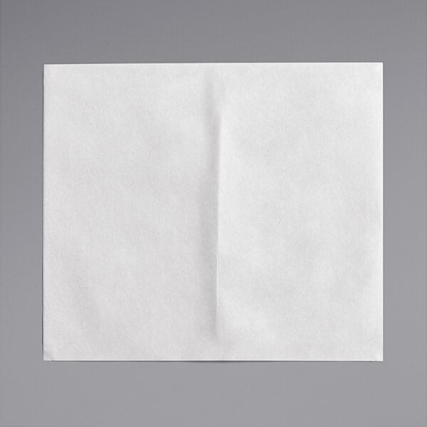A white square paper with a black border.