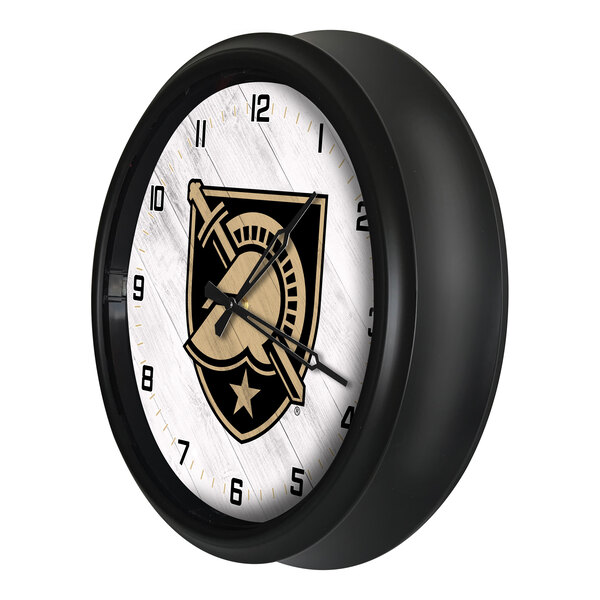 Holland Bar Stool 14" US Military Academy Indoor / Outdoor LED Wall Clock