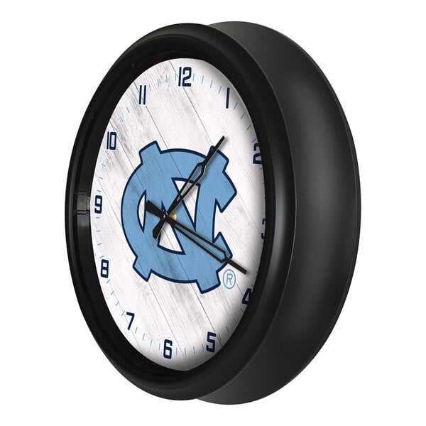 Holland Bar Stool 14" University of North Carolina Indoor / Outdoor LED Wall Clock
