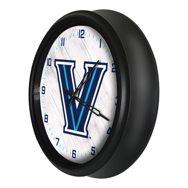 Holland Bar Stool 14" Villanova University Indoor / Outdoor LED Wall Clock