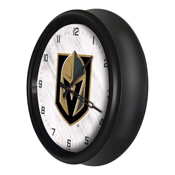 Holland Bar Stool 14" Vegas Golden Knights Indoor / Outdoor LED Wall Clock