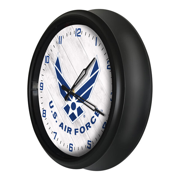 Holland Bar Stool 14" United States Air Force Indoor / Outdoor LED Wall Clock