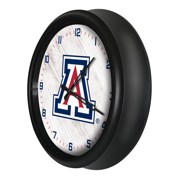 Holland Bar Stool 14" University of Arizona Indoor / Outdoor LED Wall Clock
