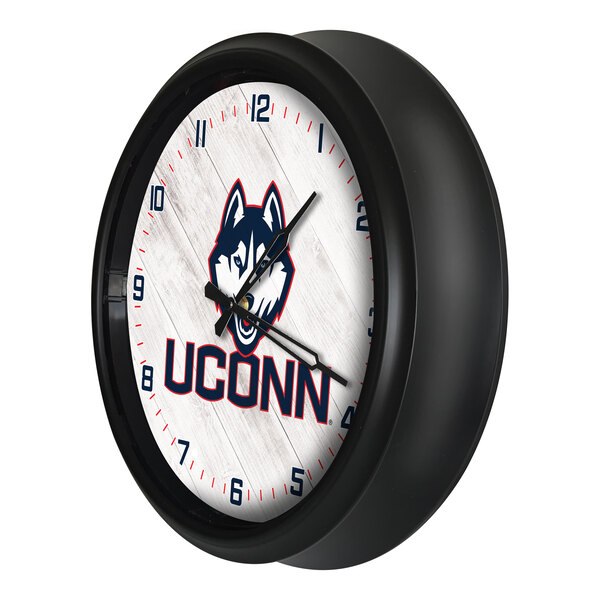 Holland Bar Stool 14" University of Connecticut Indoor / Outdoor LED Wall Clock