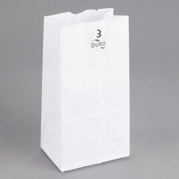 white packaging bags