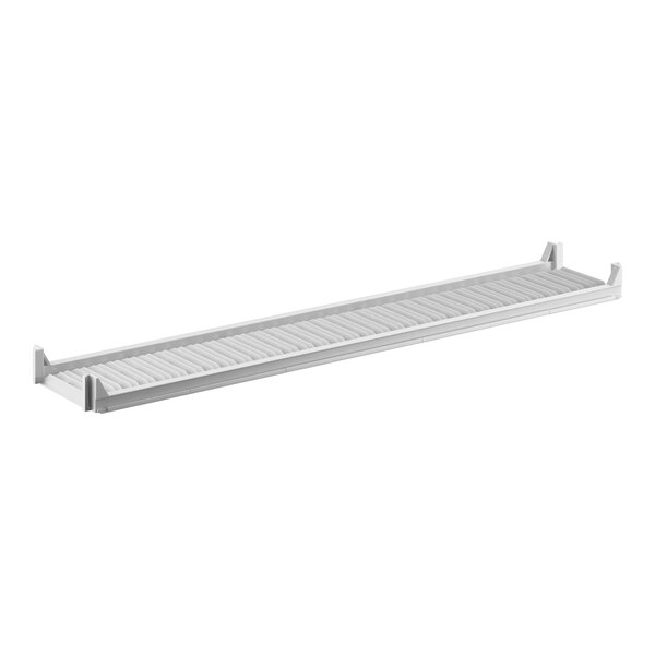 A white rectangular Cambro Camshelving® Premium vented shelf kit.