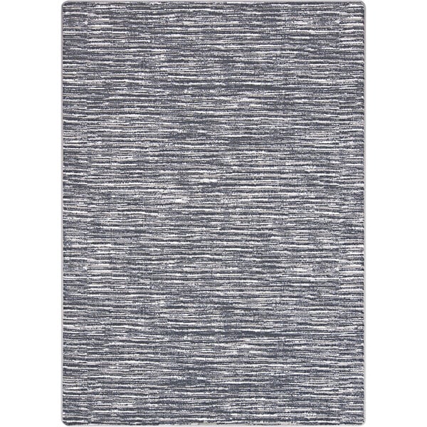 A close up of a Joy Carpets Anchor area rug with a gray and white pattern.