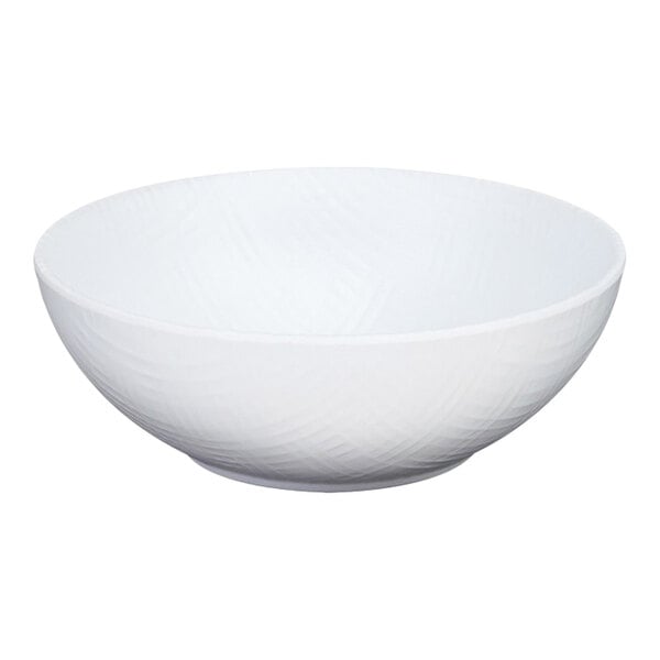 Cal-Mil Sedona 22 oz. Textured White Coupe Melamine Bowl