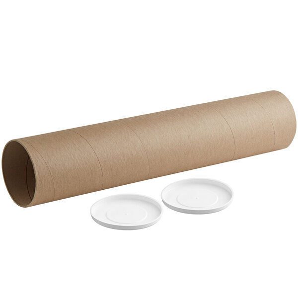 Partners Brand Heavy Duty Kraft Mailing Tubes 4 x 60 80percent Recycled  Kraft Pack Of 12 - Office Depot