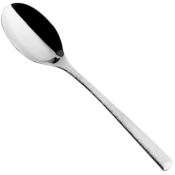 A Sola stainless steel teaspoon with a long handle.