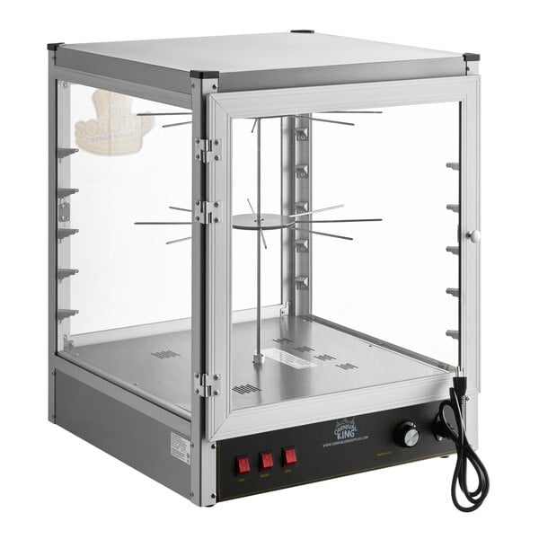 Carnival King HCW-18D2 18" Full Service Churro Display Warmer / Merchandiser - 120V, 500W