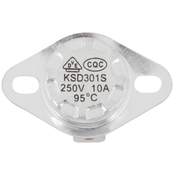 A metal plate with the words "Carnival King" on it.