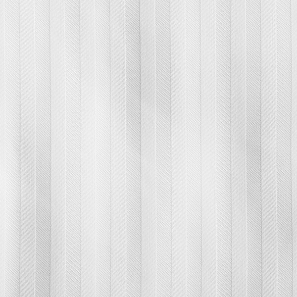 A close up of an Oxford Superblend king size flat sheet with a thin tone on tone stripe.