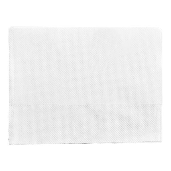 A white Dixie paper napkin.