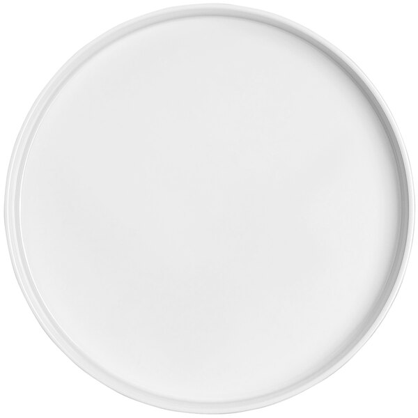 An American Metalcraft Unity melamine mocha bowl with a curved rim.