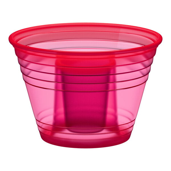 Fineline Quenchers 4112-RD Blaster Bomb Shot Cups / Power Bombs Neon Red - 25/Pack