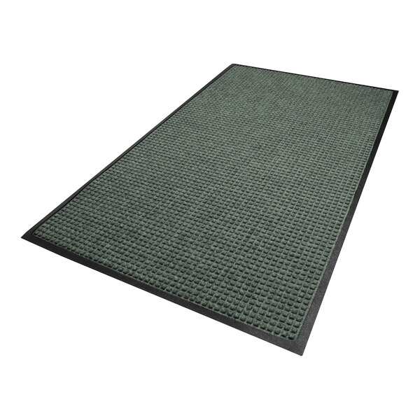 A rectangular mat with a textured, grid-like surface and a solid black border.
