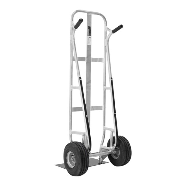A Valley Craft aluminum hand truck with two wheels.